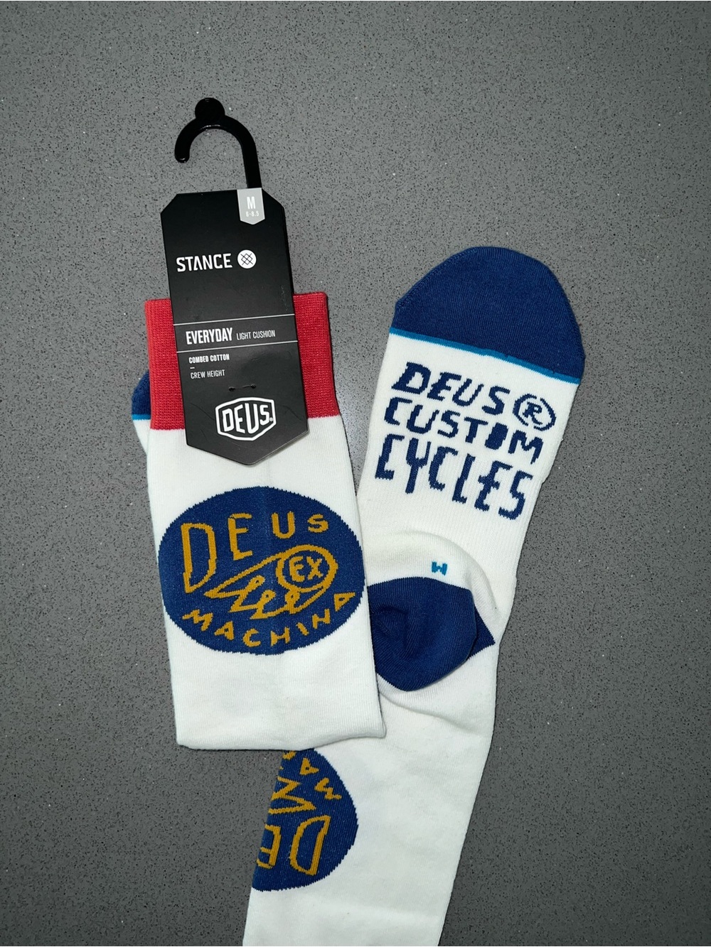 DEUS Custom Cycles Motorcycle Crew Socks Mens STANCE Socks